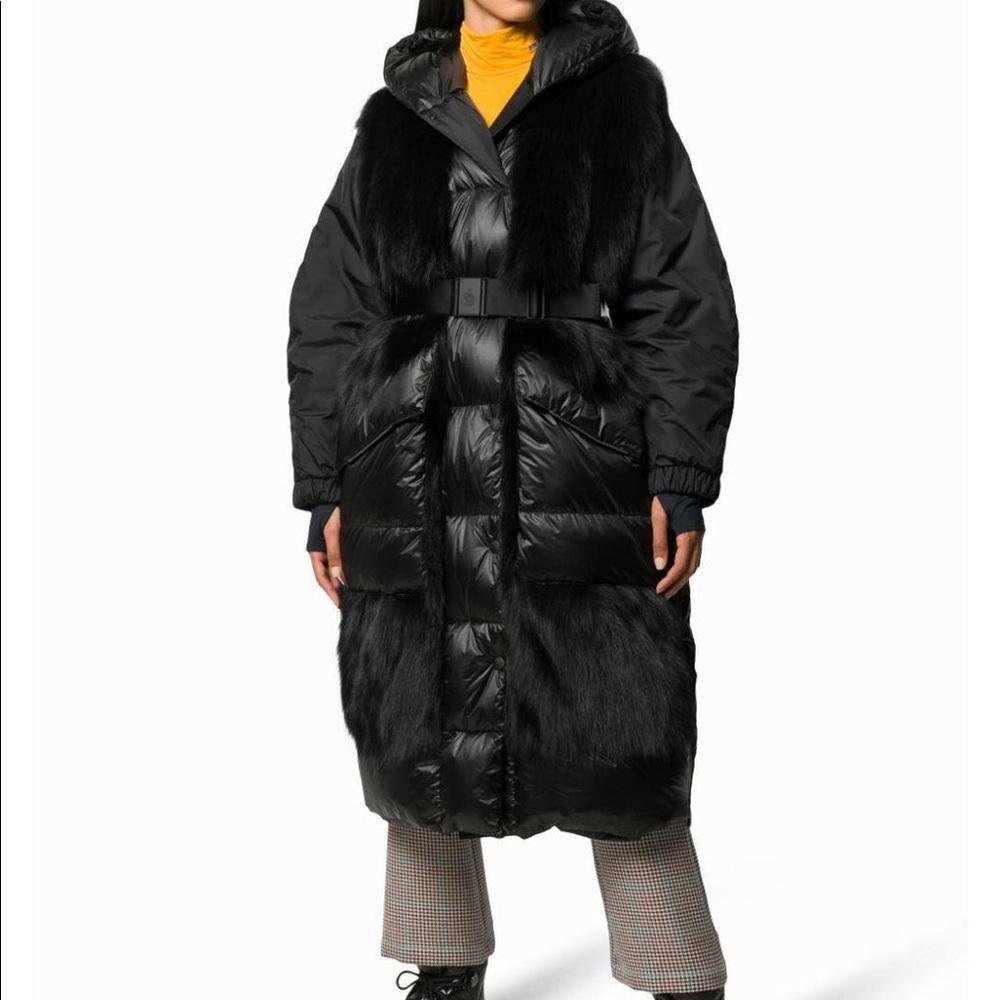 NWT Moncler Sarina Coat Size 0 BLACK